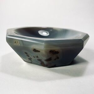 4" Natural Agate Polished Trinket Bowl Ash Tray